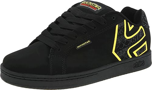 black and yellow etnies