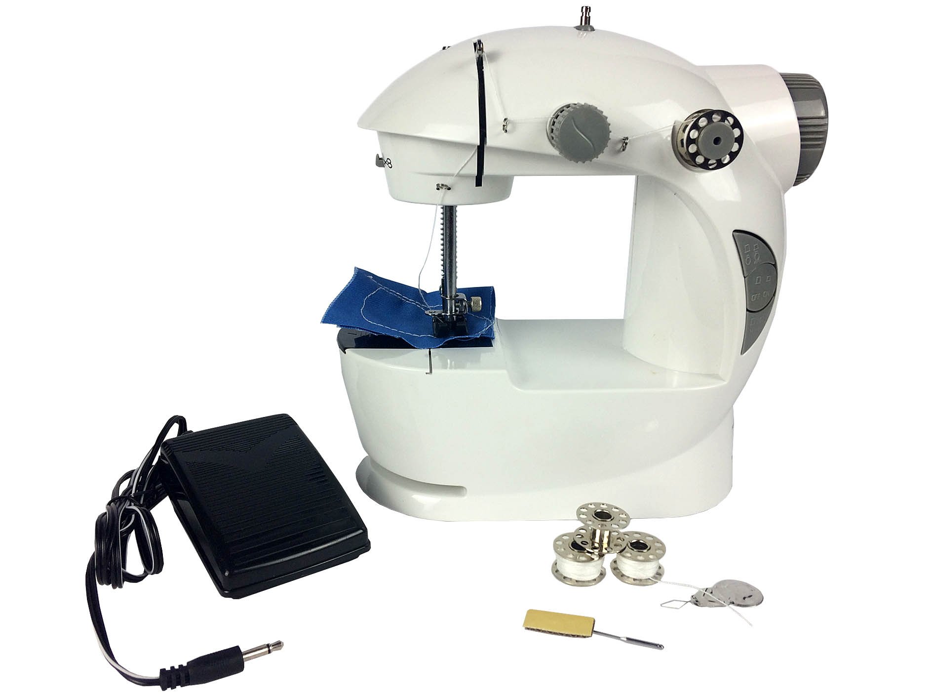 Hyfive® Mini Sewing Machine Electric Twin Speed Portable Mini Stitch