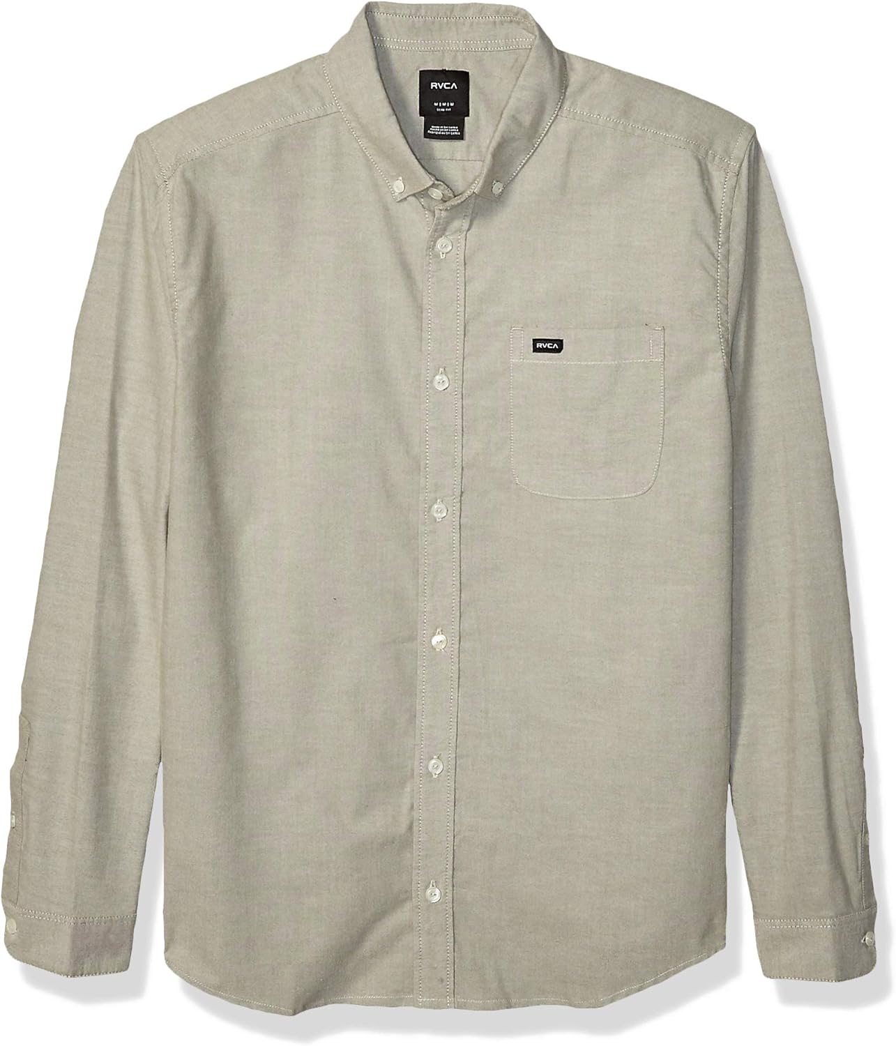RVCA Men's That'll Do Stretch Long Sleeve Shirt: Clothing