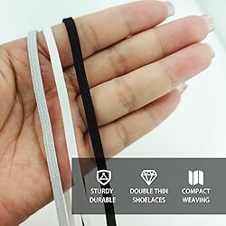 UamGlsob 5/32''(4mm) Soccer Shoe Laces for Soccer