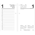 AT-A-GLANCE 2026 Desk Calendar Refill, Daily, 3.5" x 6", Standard, Loose-Leaf (E7175026)
