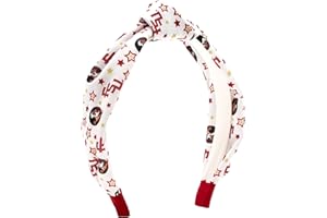 Wee Ones Divine Creations, Girls' Signature Collegiate Logo Print Grosgrain Knot Headband, One Size, Florida State Seminoles