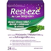 SLEEP-EZE, Rest Eze Sleep + Stress Relief, 24 Caplets, Made in Canada