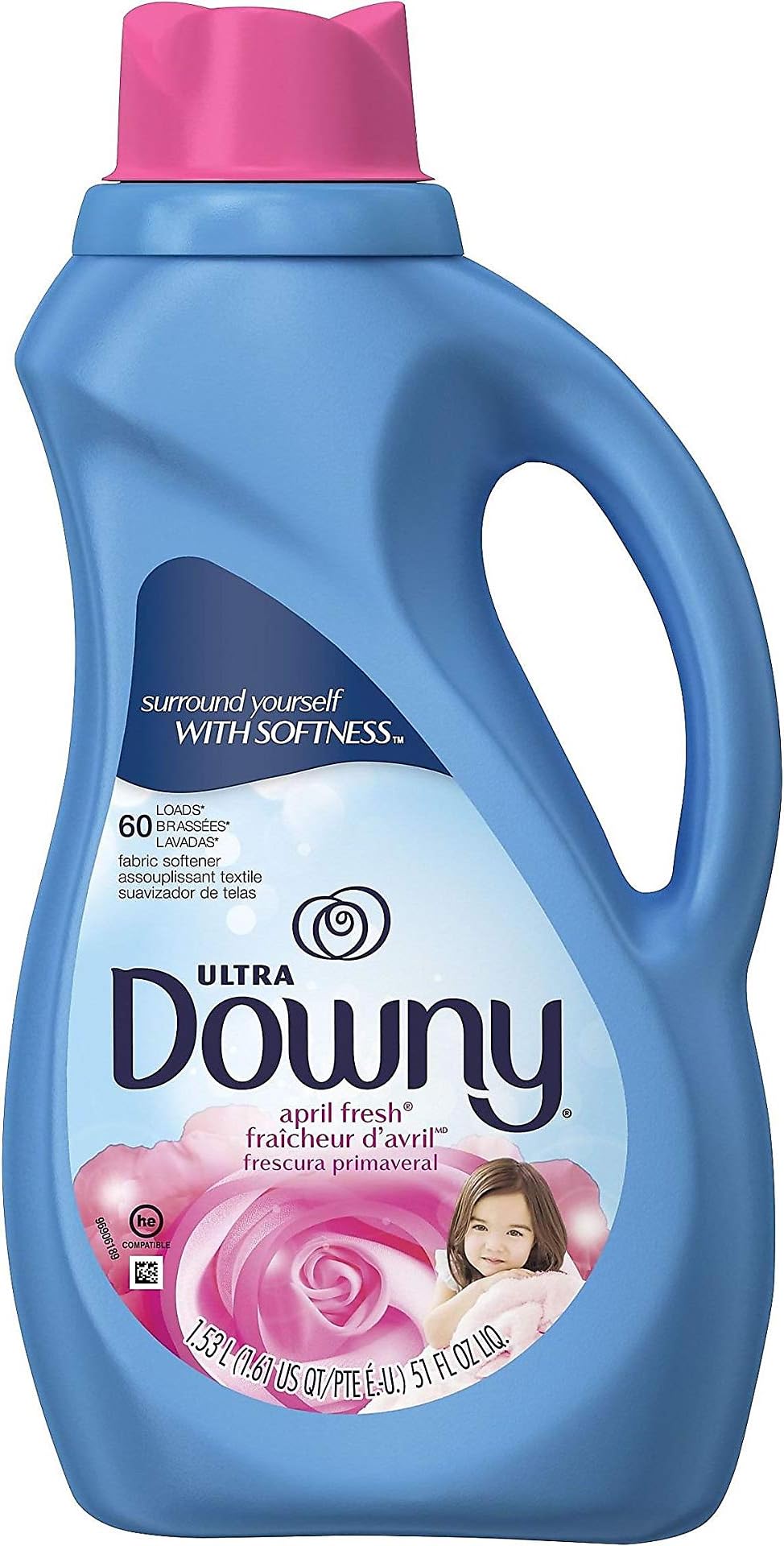Ultra Downy 35762 51 Oz Downy Ultra Fabric Softener April Fresh Scent Pearls