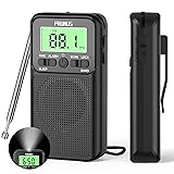 PRUNUS J-128 Pocket AM FM Radio Portable with