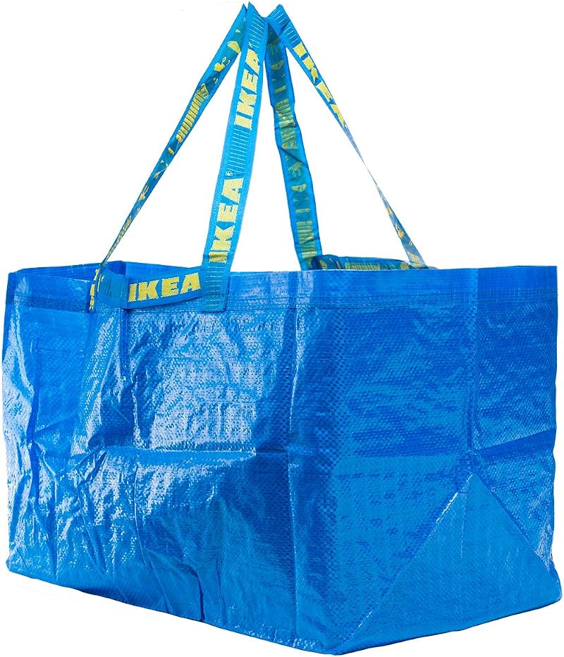 IKEA Frakta Blue Large Bag 71 L polypropylene handle 25 kg load