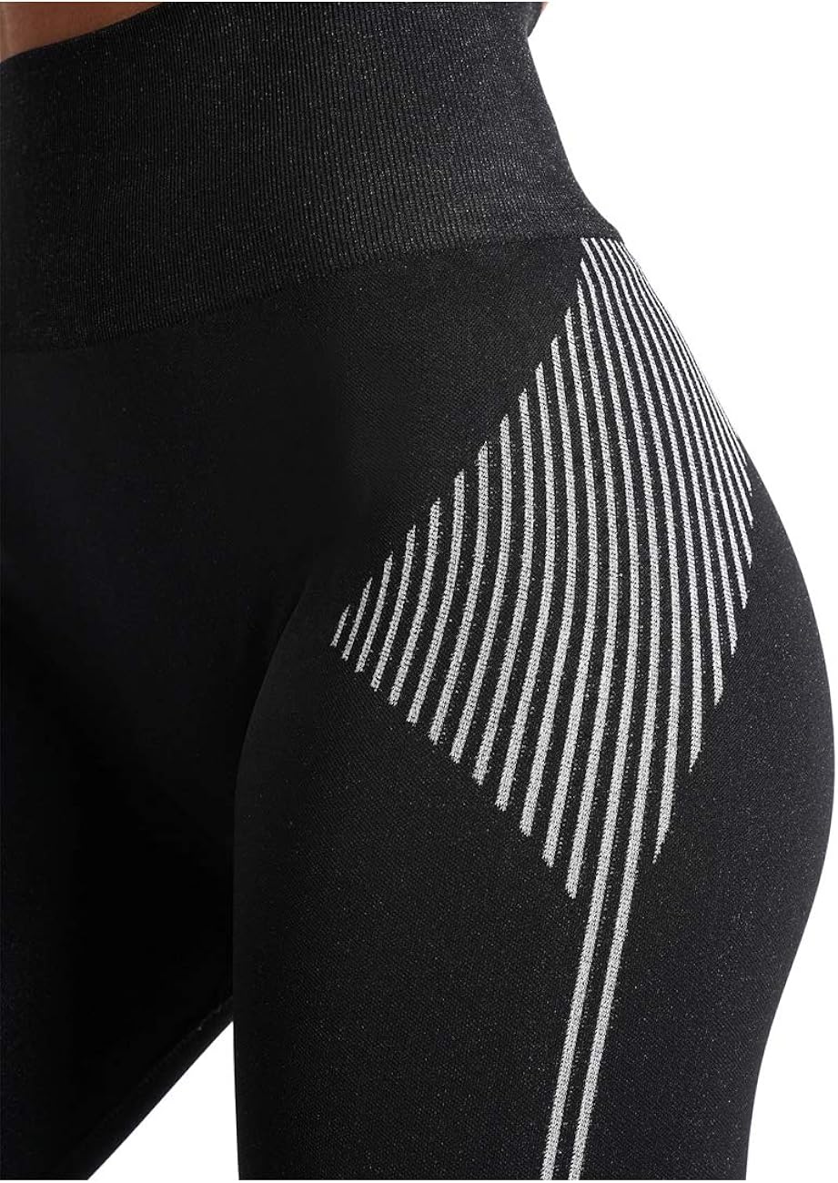 Women's Workout Sets 2 Pieces Suits High Waisted Seamless Yoga Leggings with Stretch Sports Bra Gym Cloth at  Women’s Clothing store