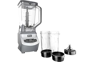 Ninja BL660 Professional Compact Smoothie & Food Processing Blender, 1100-Watts, 3 Functions -for Fr...