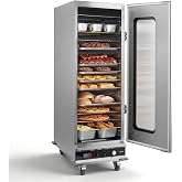 VEVOR Commercial Electric Food Warmer 16-Tier Transparent Single-Door | for Restaurant, Kitchen, Pizza, Chicken, Food Warming Cabinets with Water Tray, Adjustable Shelves
