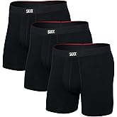 SAXX Underwear Co. mens Vibe Extra Super Soft Boxer Brief Fly 3-pack