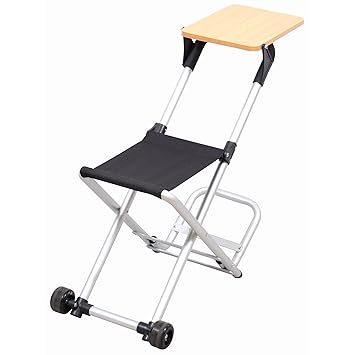 Amazon キャリーカート キャリーワゴン 台車 多機能 チェア付き ミニ