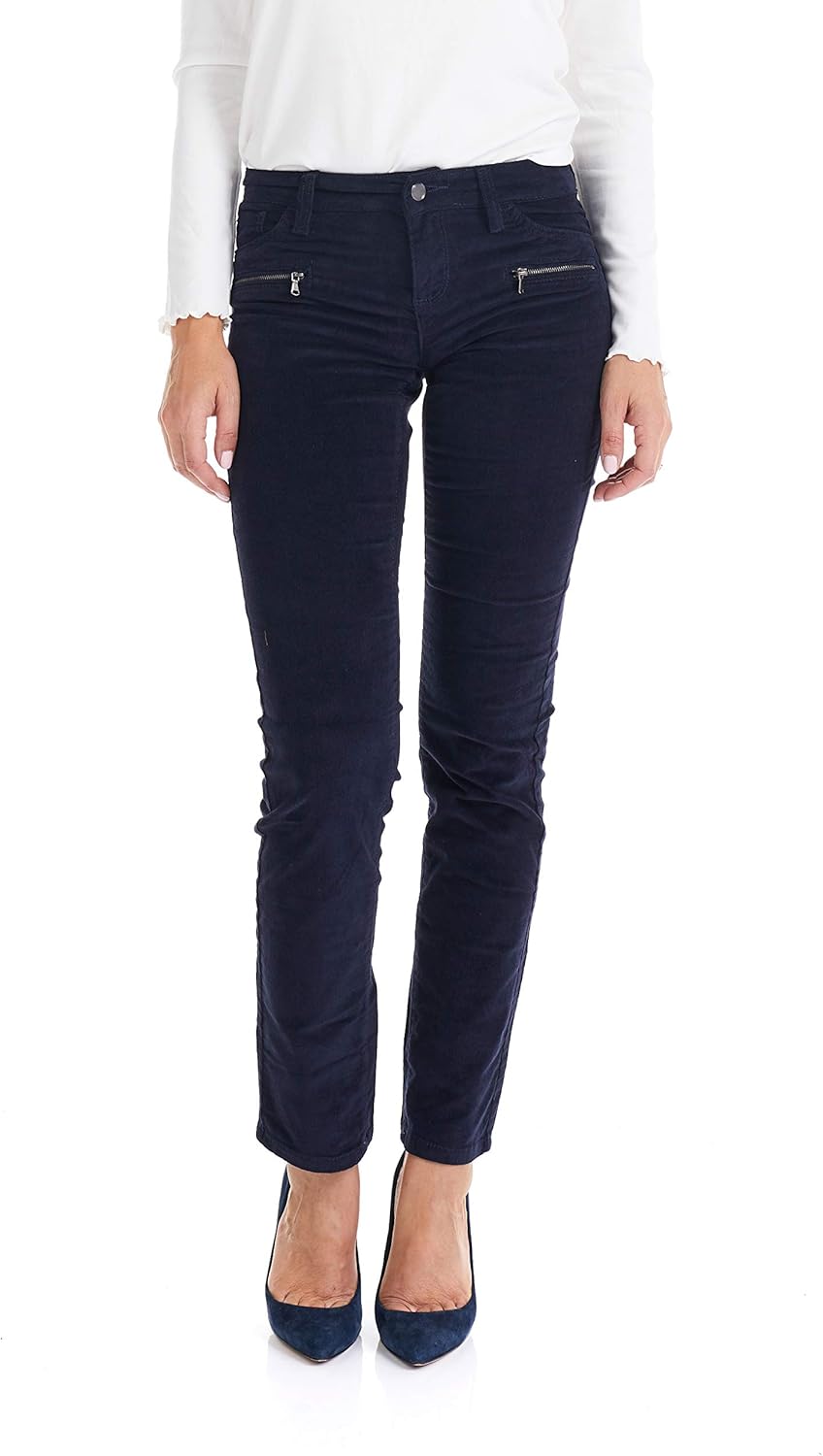 Suko Jeans Women's Corduroy Pants Stretch Amazon.ca Clothing