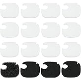 AQUANEAT 16 pcs Replacement Canister Filter Pads Compatible with AMOSIJOY/PONDFORSE 172/225/265GPH Aquarium Filter Media Generic Floss