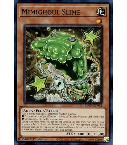yugioh mimighoul cards Amazon.com: Mimighoul Fairy - ROTA-EN091 - Super Rare