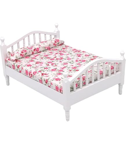 Decoración Muñecas Metal Cama De Metal Vintage Para Casa De Muñecas - Mueble En Miniatura Realista Escala 1:12 Cama Metal Miniatura Decoración Decoración Muñecas Metal Cama De Metal Vintage Para Casa De Muñecas - Mueble En Miniatura Realista Escala 1:12 Cama Metal Miniatura Decoración
