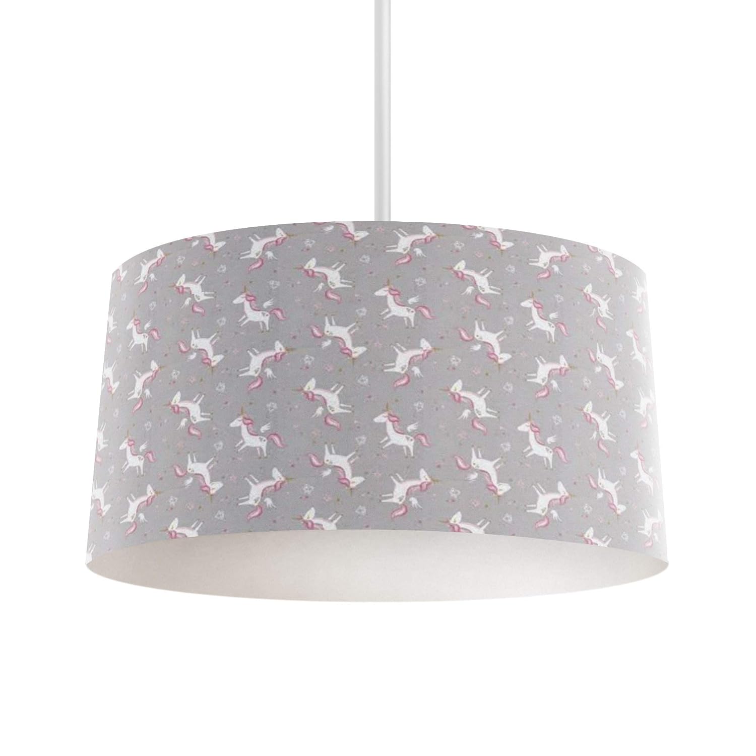 childrens grey lampshade