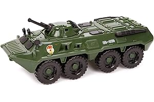 AEVVV Soviet Tank BTR-80 Russian Army - Bronetransporter Armored Personnel Carrier Military Vehicle Collectible Cars