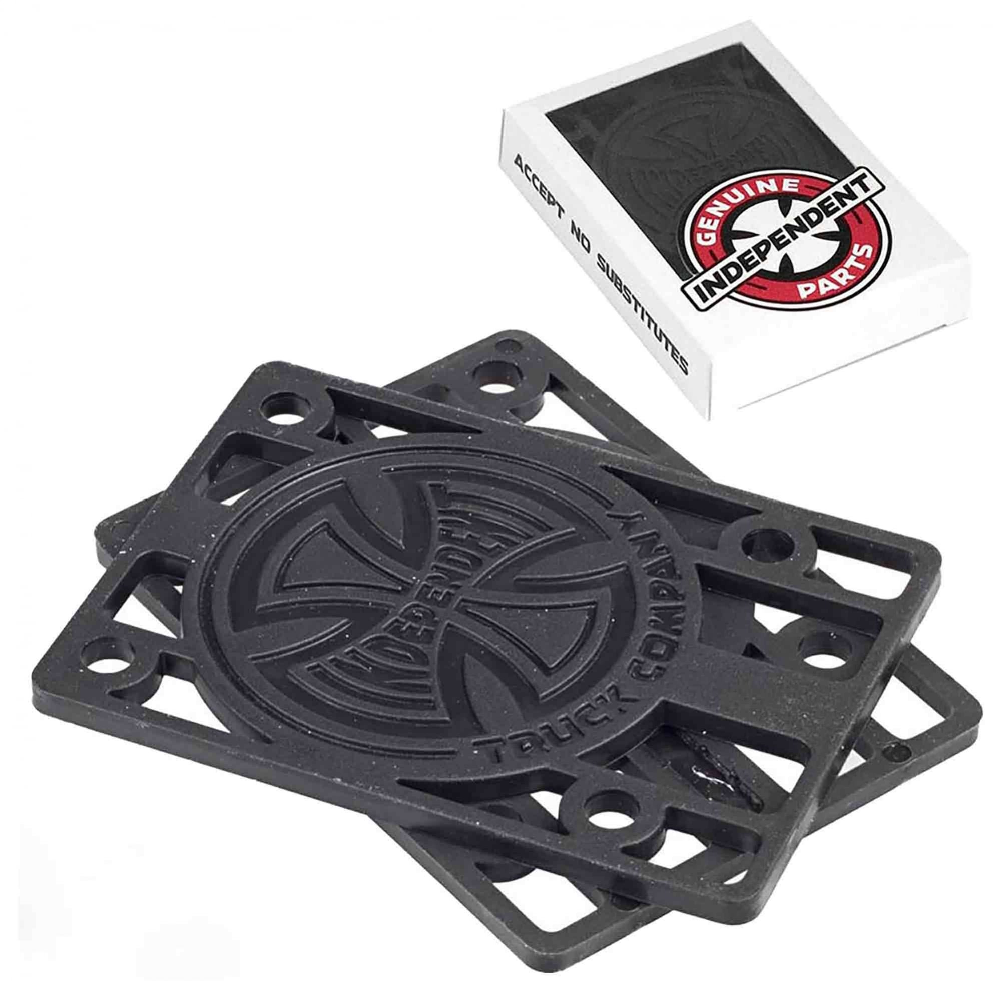 Indy Independent Skateboard Riser Pads Pack of 2 Black 1/8" Buy Online