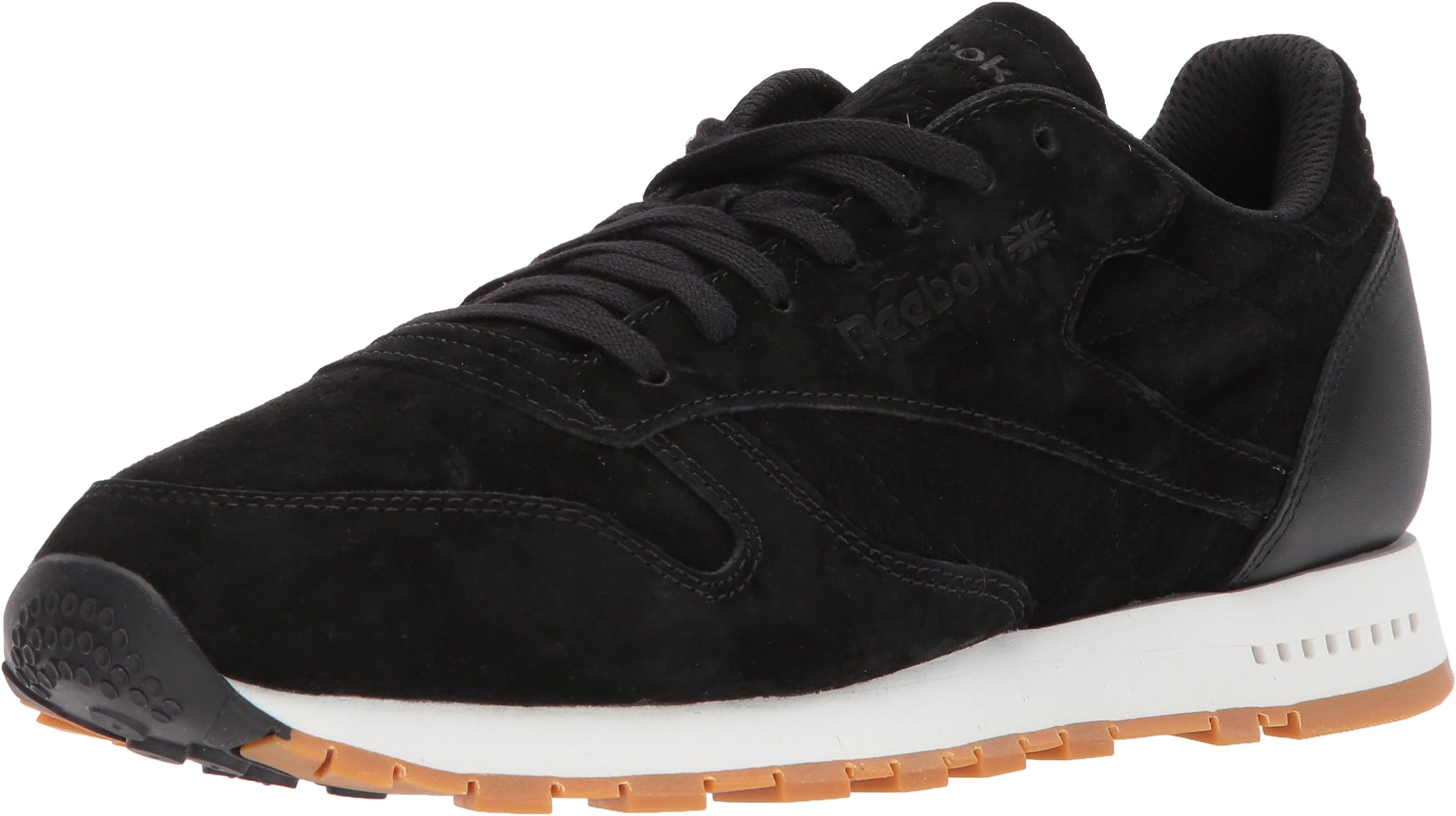 Reebok Men's CL Leather Grey Fashion Sneaker