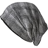 CHARM Organic Cotton Slouchy Beanie - Womens Chemo Hat Japanese Mens Hipster Cap