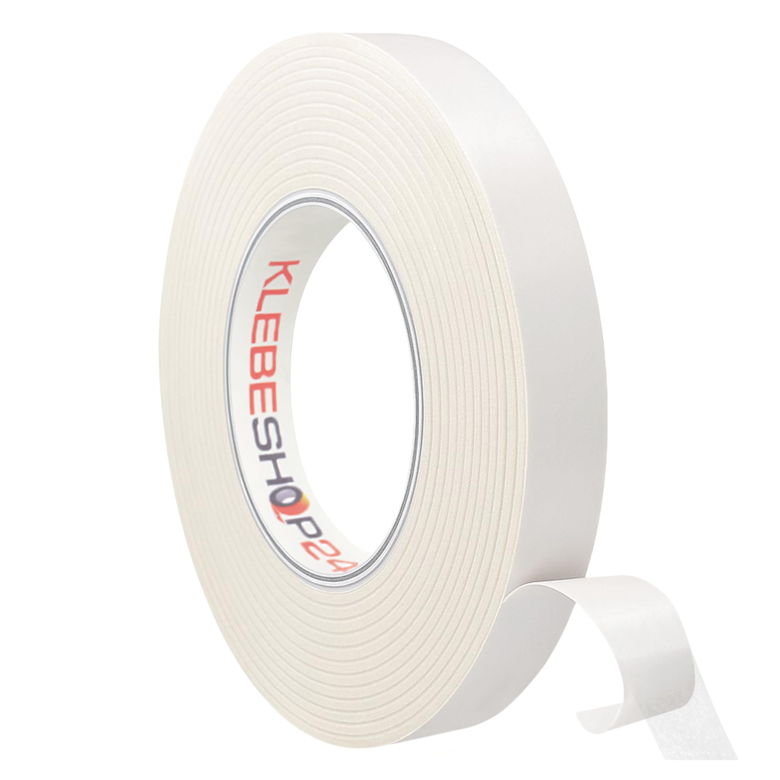 HyperTape Double-Sided Adhesive Tape, 50 m, Choice of Width, Extra Strong Adhesive, Universal Tape, Hand Tearable, 6 mm x 50 m