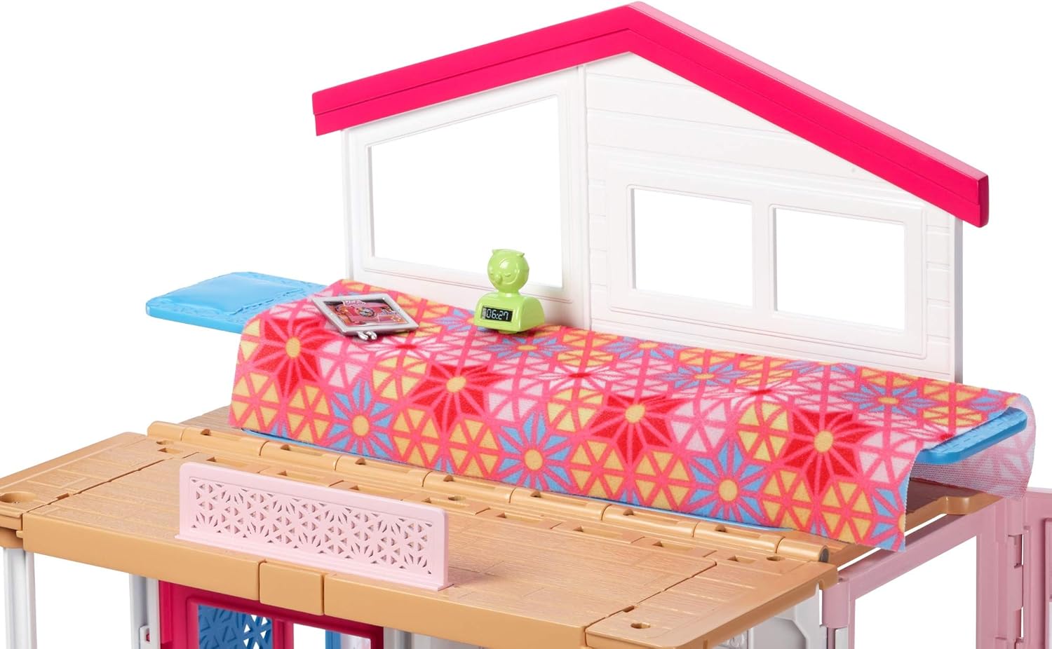 barbie casa dos pisos transportable