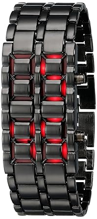 Digital Black Dial Mens Watch -JMDSAMURAI