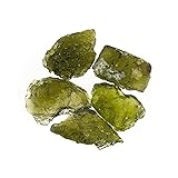ColouredRocks Moldavite Glass Raw Tektite