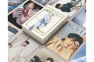 Funwaretech Jungkook Golden Photocards Set 55Pcs 2023 Jungkook Solo Album Golden Lomo Cards Bangtan Boys Kpop Merchandise Gift for Fans Boys Girls and Army-Type B