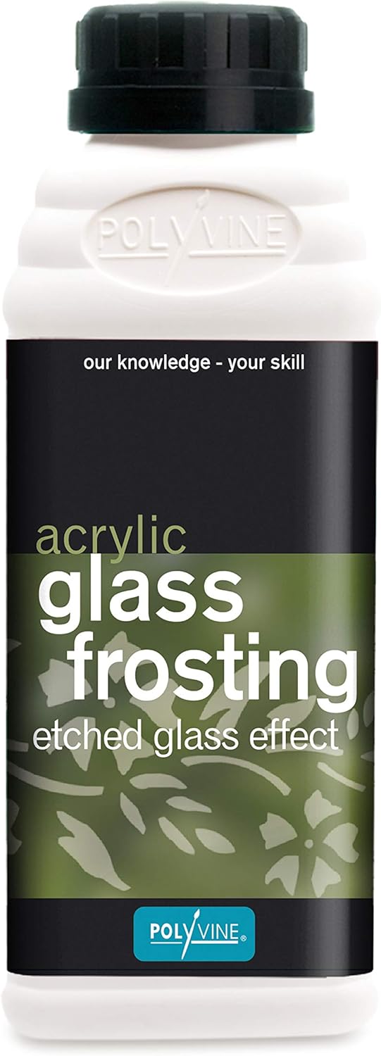 Polyvine Glass Frosting Varnish 500ML Amazon.co.uk DIY & Tools