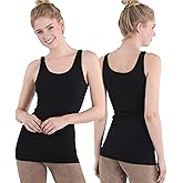 NIKIBIKI Women Seamless Premium Classic Tank Top, Made in U.S.A, One Size