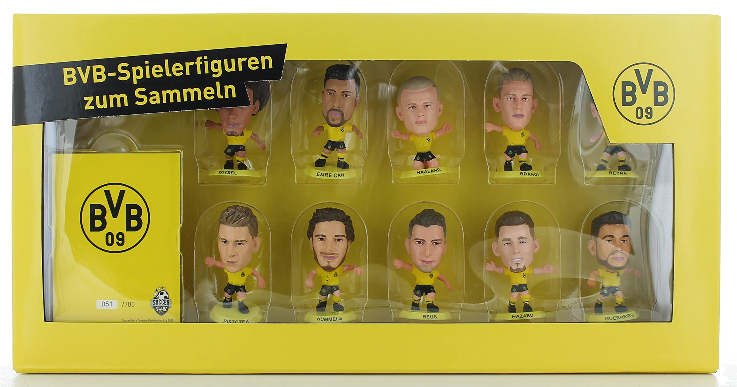 SoccerStarz - Borussia Dortmund Team Pack 10 figure (Classic Kit 2020/21 Season) /Figures