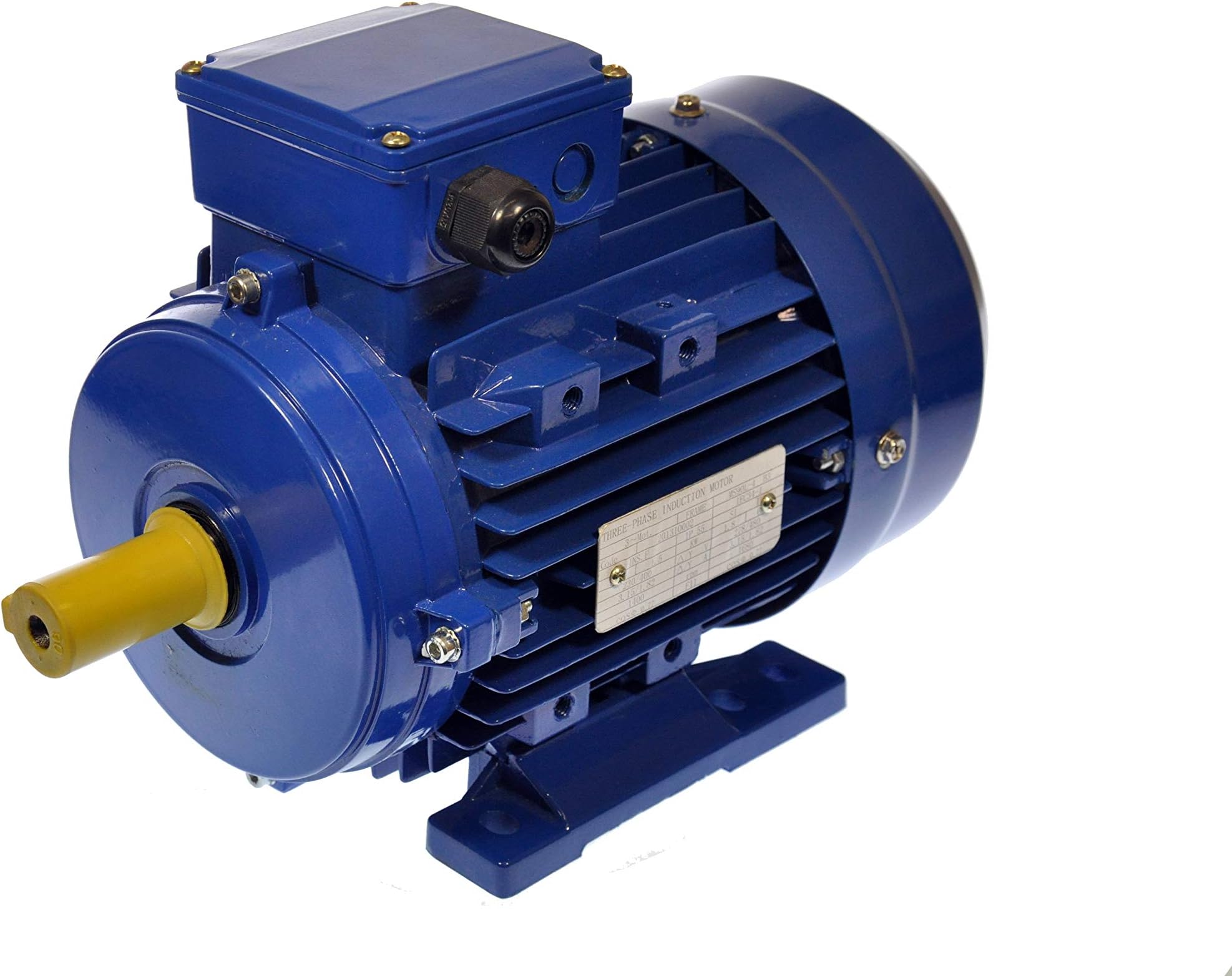 90 Frame Electric Motor Three 3 Phase IE Industrial Heavy Duty Electric Engine (1.5KW, 1500RPM, B35 Foot & Flange)