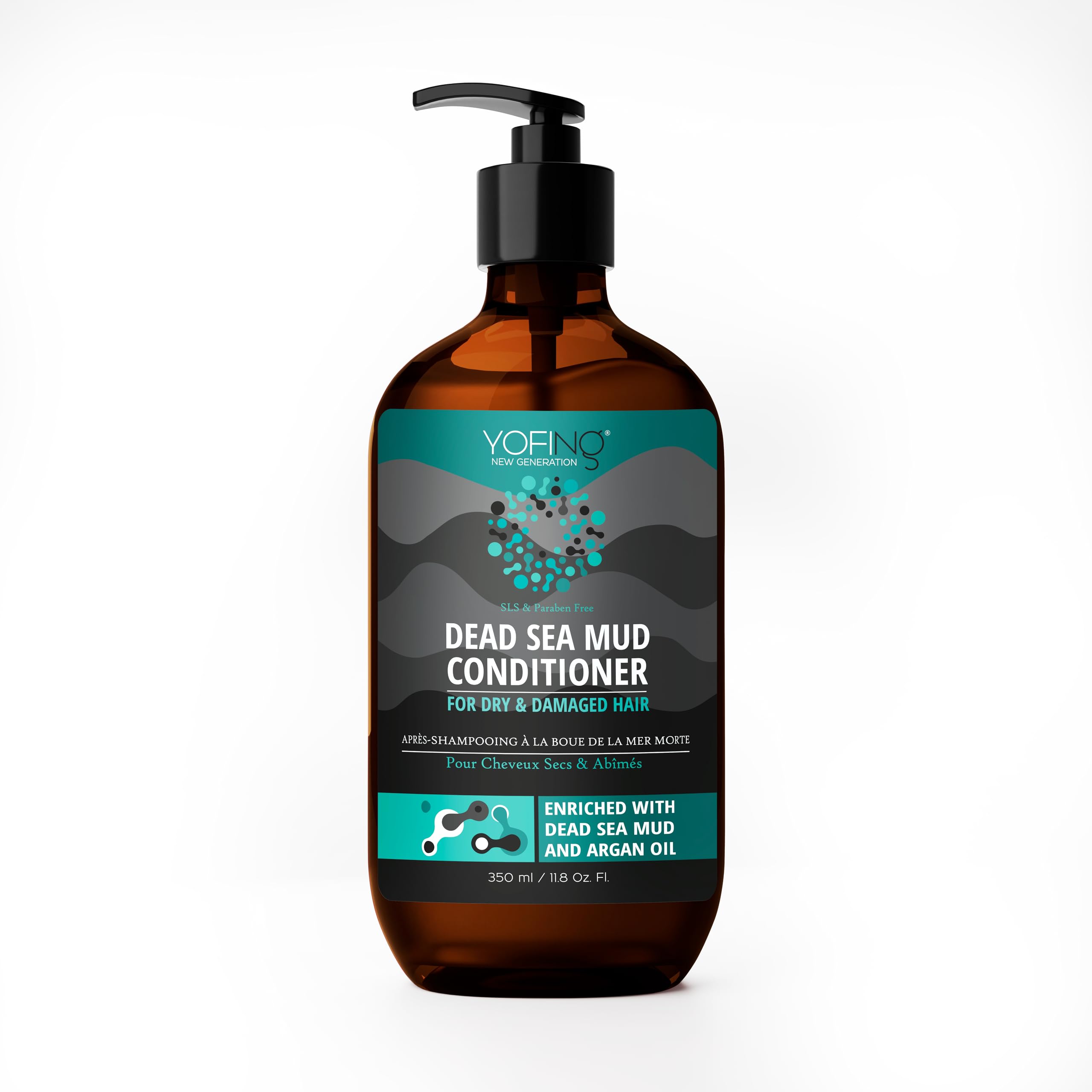Repair Сonditioner 350 ml/11.8 Oz. For Damaged & Strengthening Hair Enriched With Dead Sea Mud Argan Oil Keratin