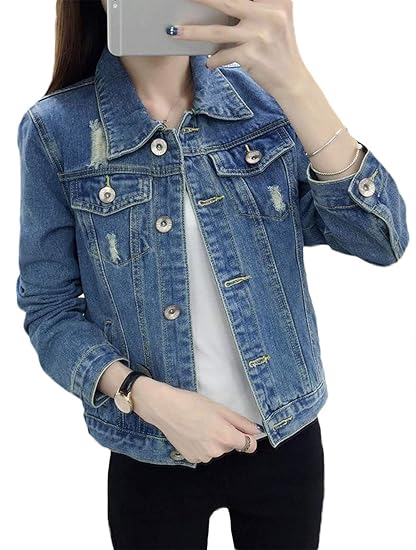 long thin denim jacket