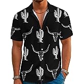 DFZ Funny Hawaiian Shirts for Men Summer Beach Short Sleeve Button Down Shirt Theme Party Shirt