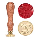 Letter C Wax Seal Stamp, Yoption Vintage Brass Head