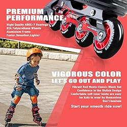 2PM SPORTS Torinx Red Boys Adjustable Inline