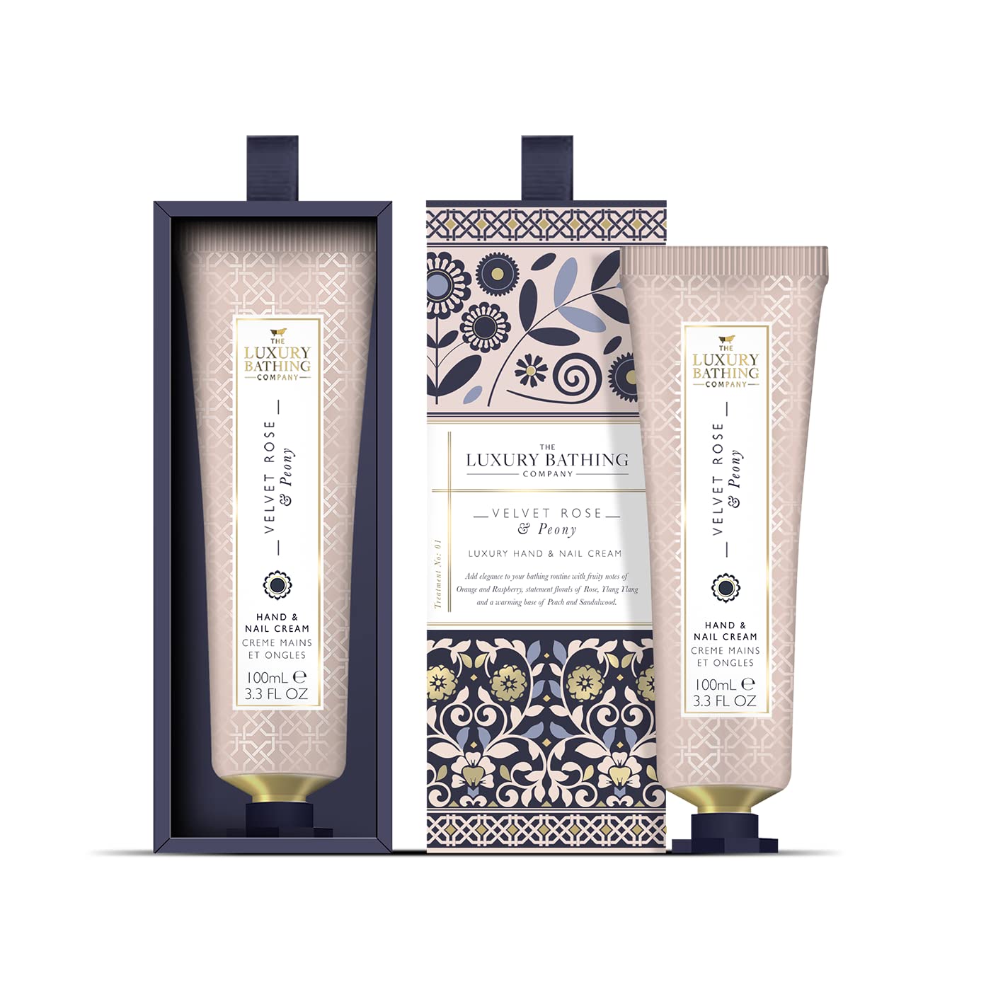 The Luxury Bathing Company - Velvet Rose & Peony - Luxury Hand Cream