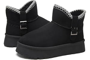 Iarus Womens Snow Boots Winter Boots for Womens Fur Lined Boots Comfortable Warm Booties for Outdoor