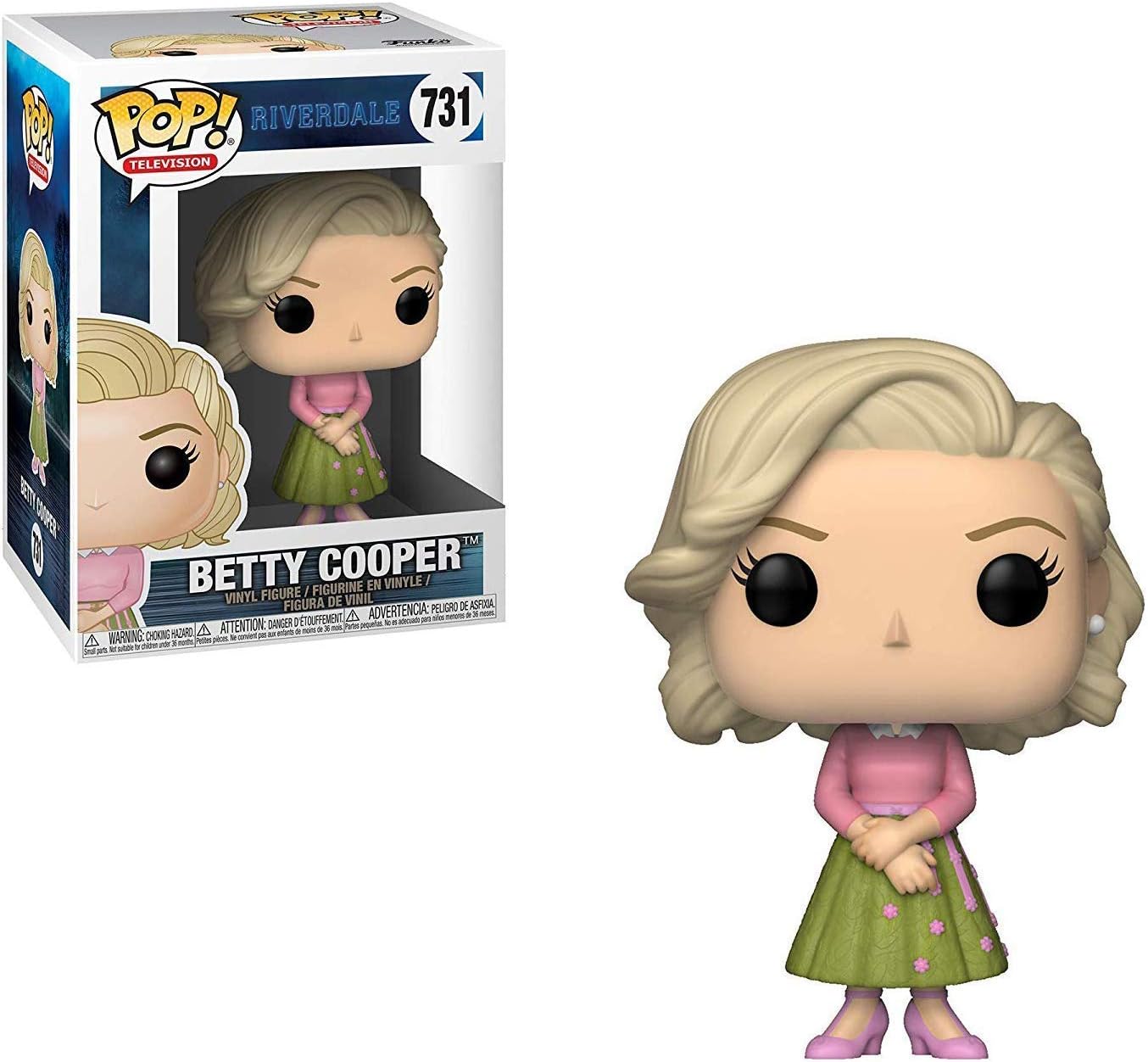 Amazon.com: Funko Pop! Televisión: Riverdale – Dream Sequence – Betty Cooper figura de vinilo (incluye caja protectora de Pop Box): Toys \u0026 Games