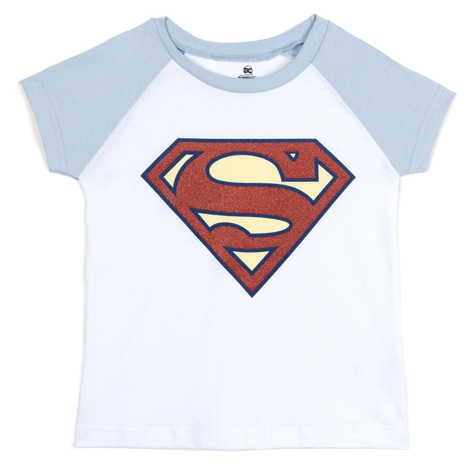 Photo 1 of DC Comics Justice League Supergirl Big Girls T-Shirt Logo White 10-12