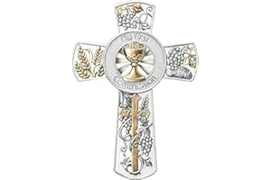 Joseph's Studio by Roman, Communion Collection, 8"H COMMUNION WALL CROSS, Home Décor, Devout Gift, Prayerful Inspiration (1x5x7)
