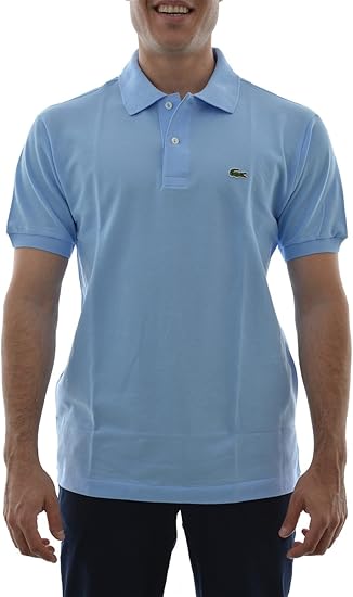 polo lacoste azul celeste