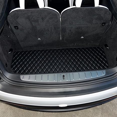Car Front And Rear Trunk Mat Cargo Liners Compatible Model X 6 Seat And 7 Seat2 Of Set