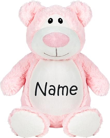 peluches con nombre bordado