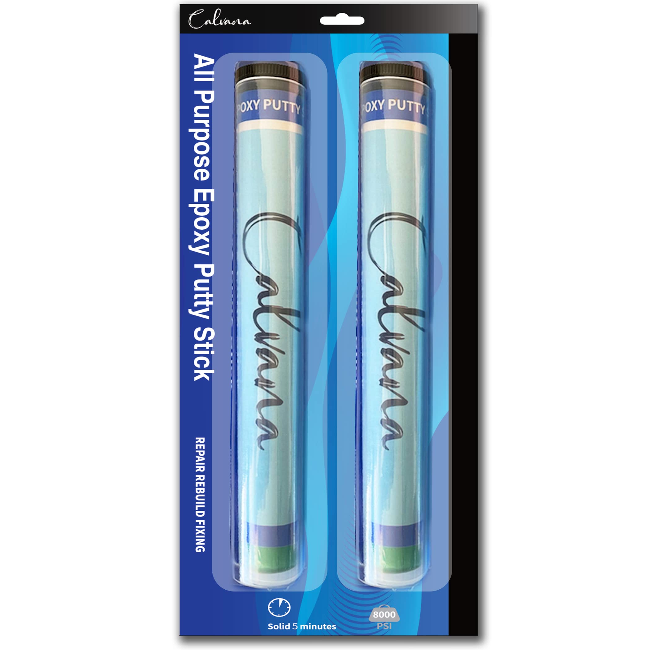 Photo 1 of Underwater Pool Putty Epoxy - 2 Part Set, Quick Set for Spa, Hot Tub, & Pool Leak Repair - Bonds to Fiberglass, Concrete & More - 8 oz Total, Easy DIY Waterproof Sealant – Work Like Magic