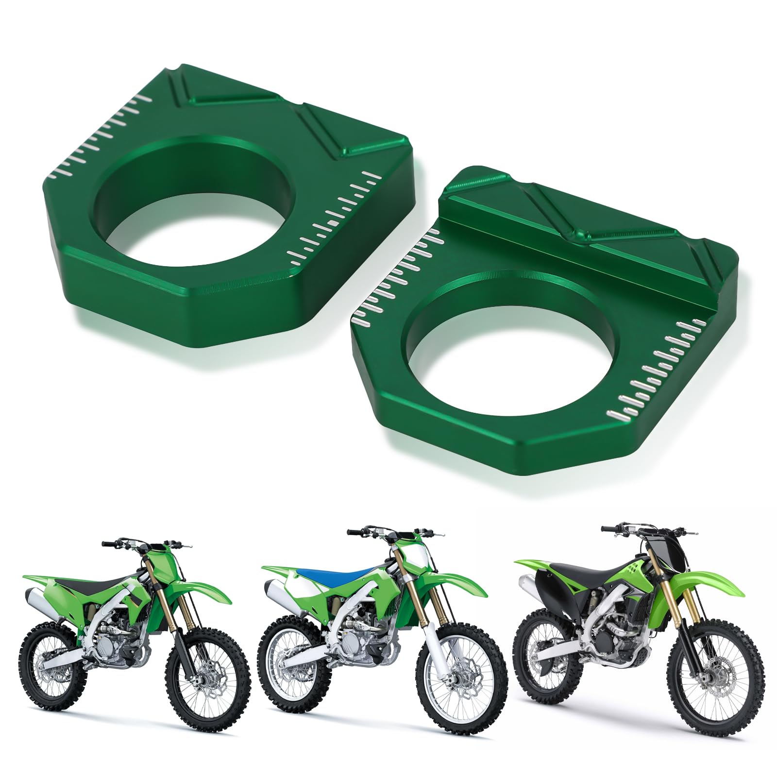 USTPO Motorcycle Rear Axle Block 2pcs Chain