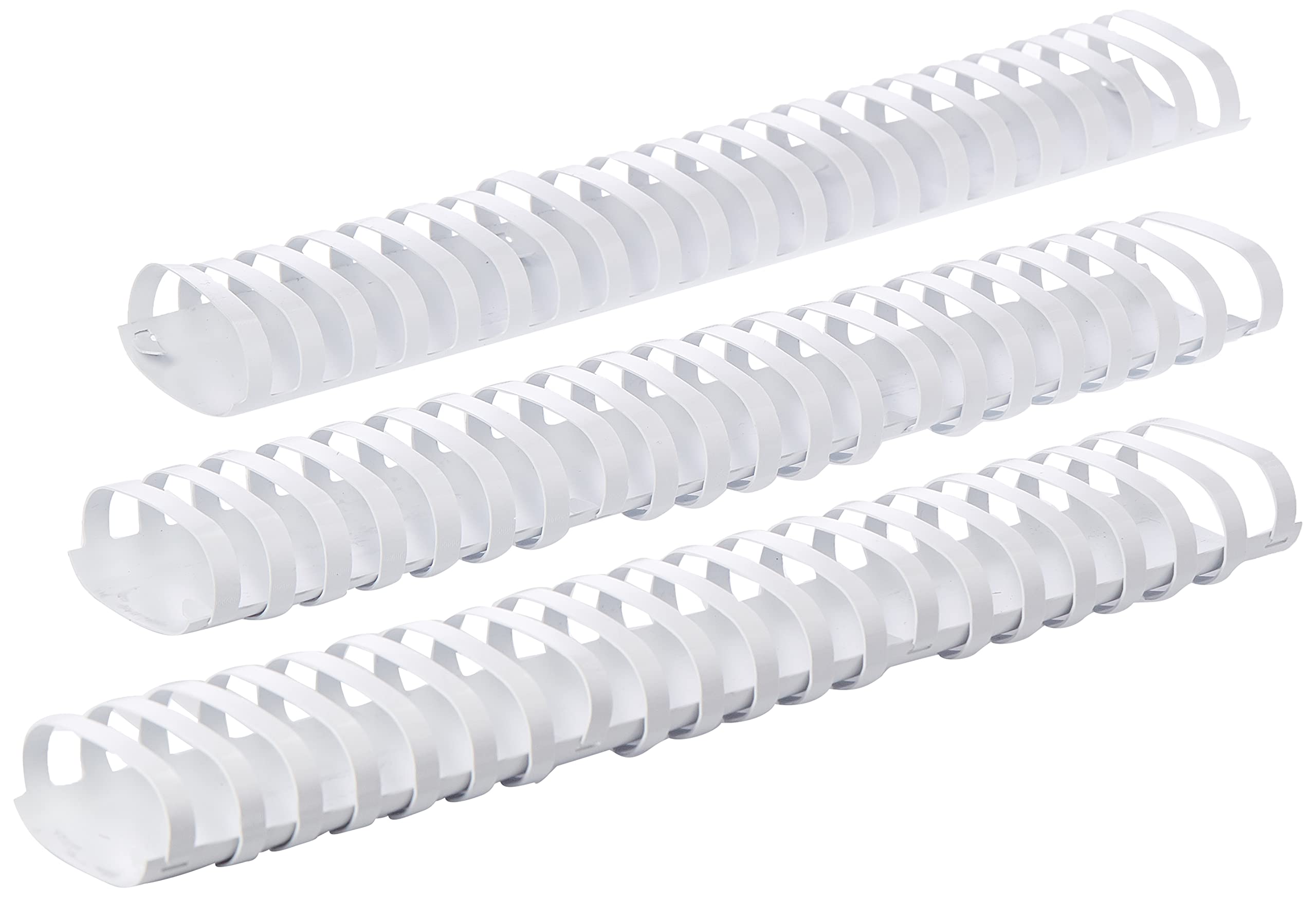 GBC Binding Combs Plastic 21 Ring 450 Sheets A4 51mm White Ref 4028207 [Pack of 50]