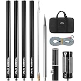 GOOZEEZOO Radio Antennas PAC-12 HF Antennas for Ham Radio with Slide Regulator 7MHz-50MHz All Band Hf Vertical Antenna 40m-6m